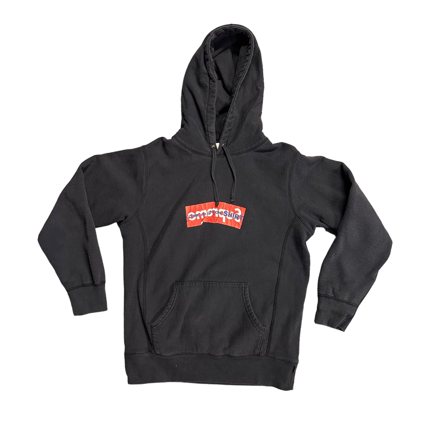 Supreme CDG Box Logo Black Hoodie