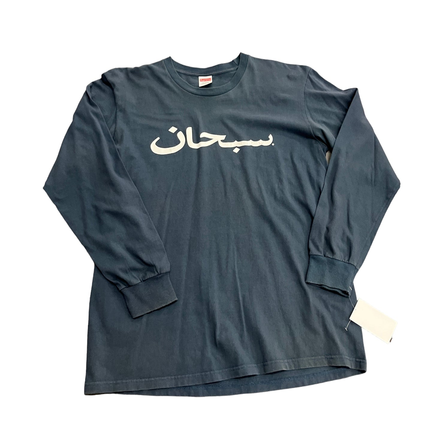 Supreme Arabic L/S Navy Tee