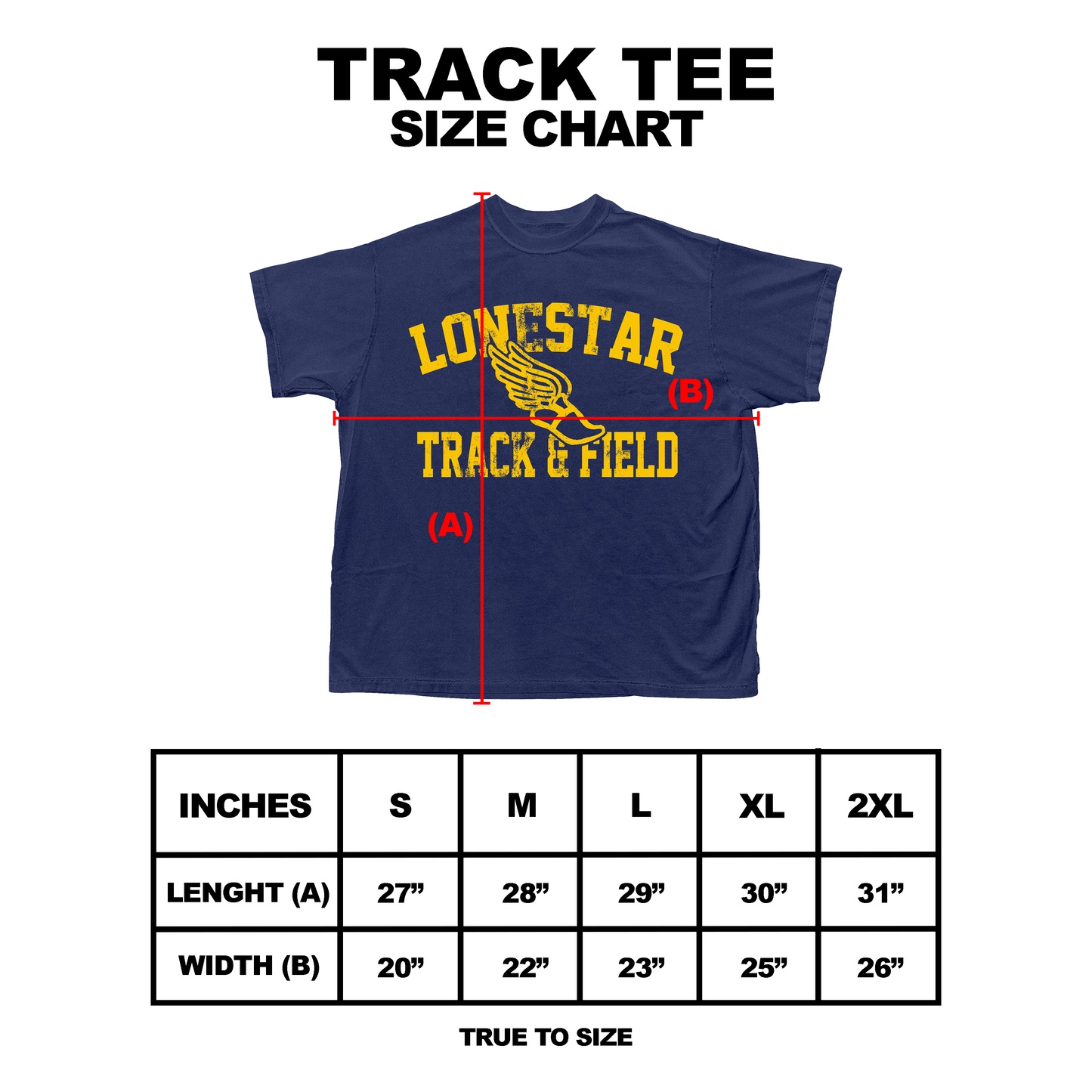 LONESTAR TRACK TEE