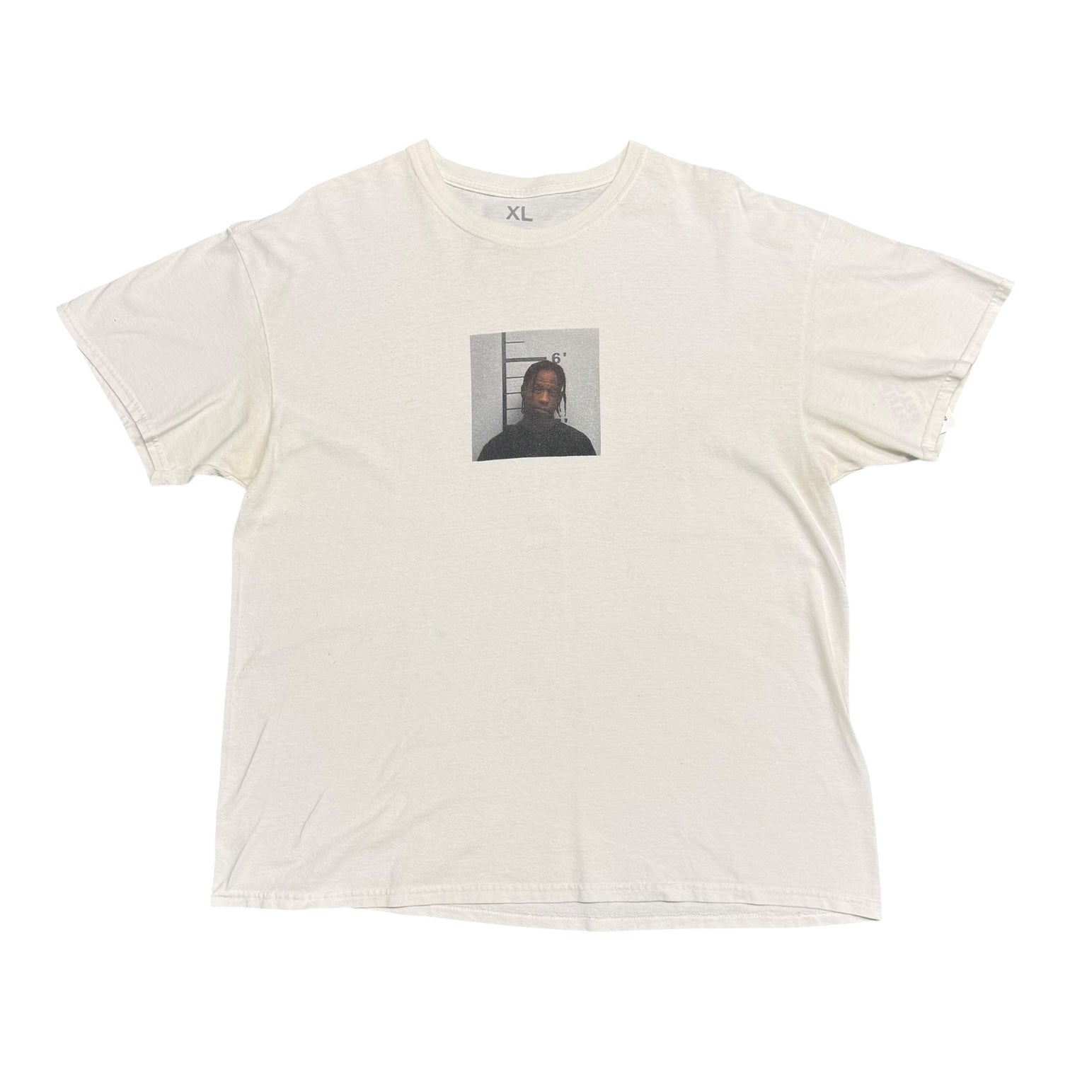 Travis Scott Free the Rage White Tee – Future Retro
