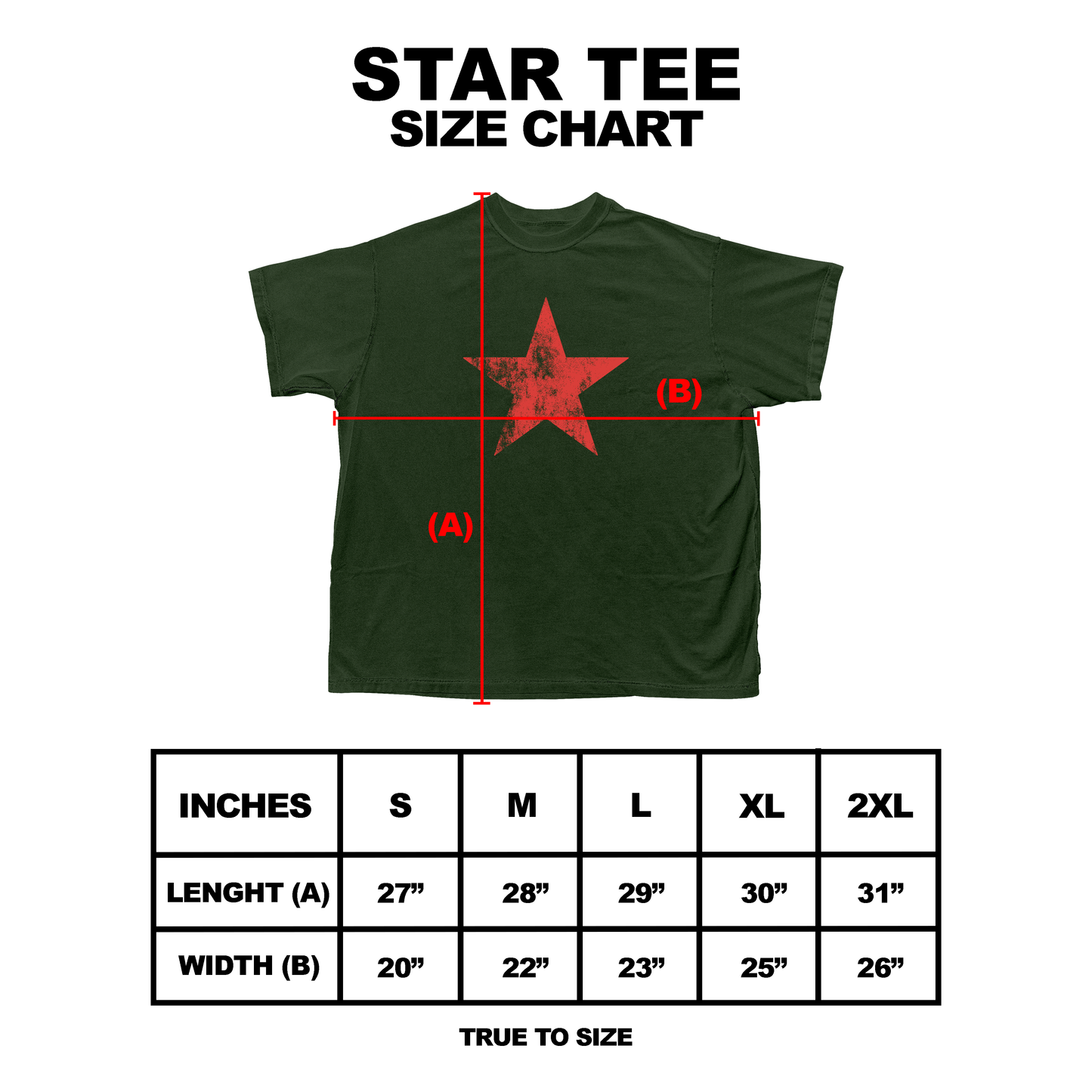 LONESTAR STAR TEE