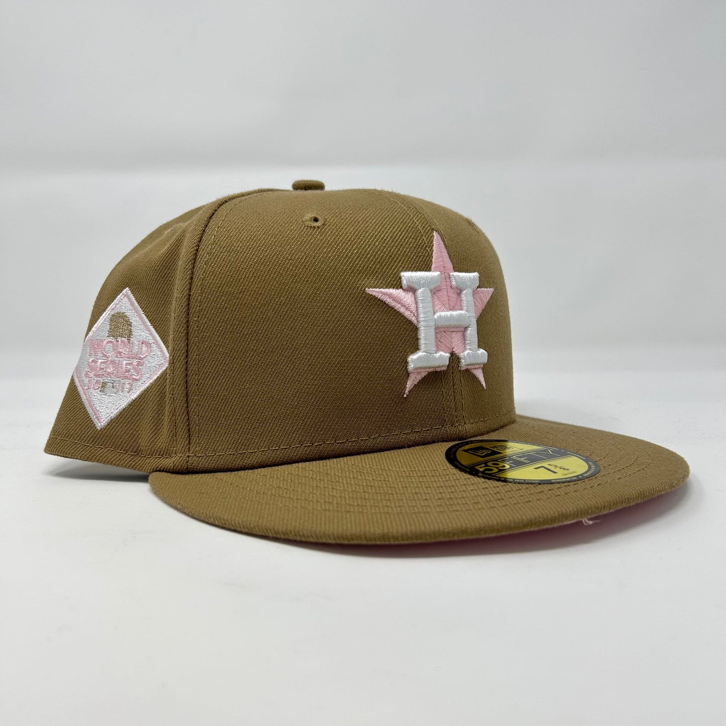 Houston Astros Tan/Pink Star Hat