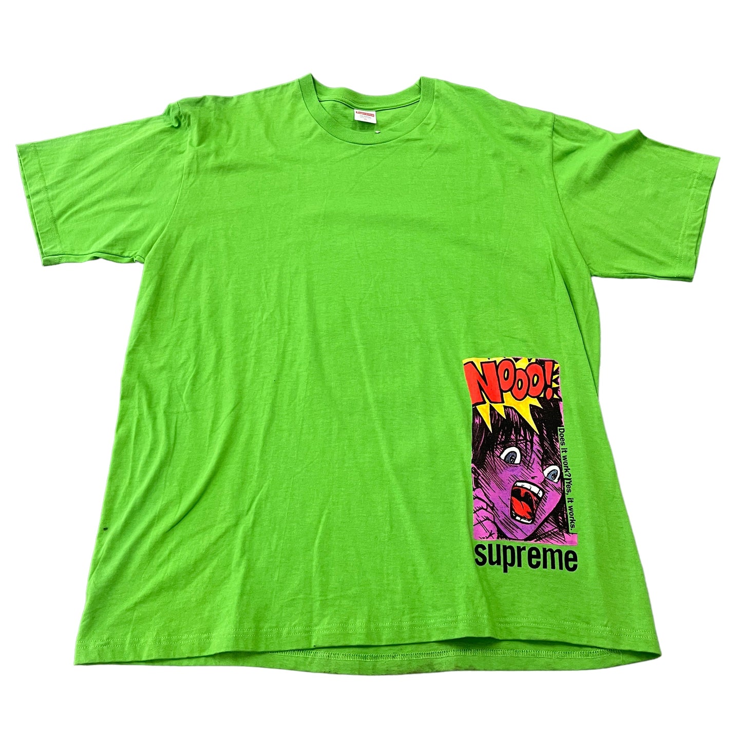 Supreme Nooo! Green Tee