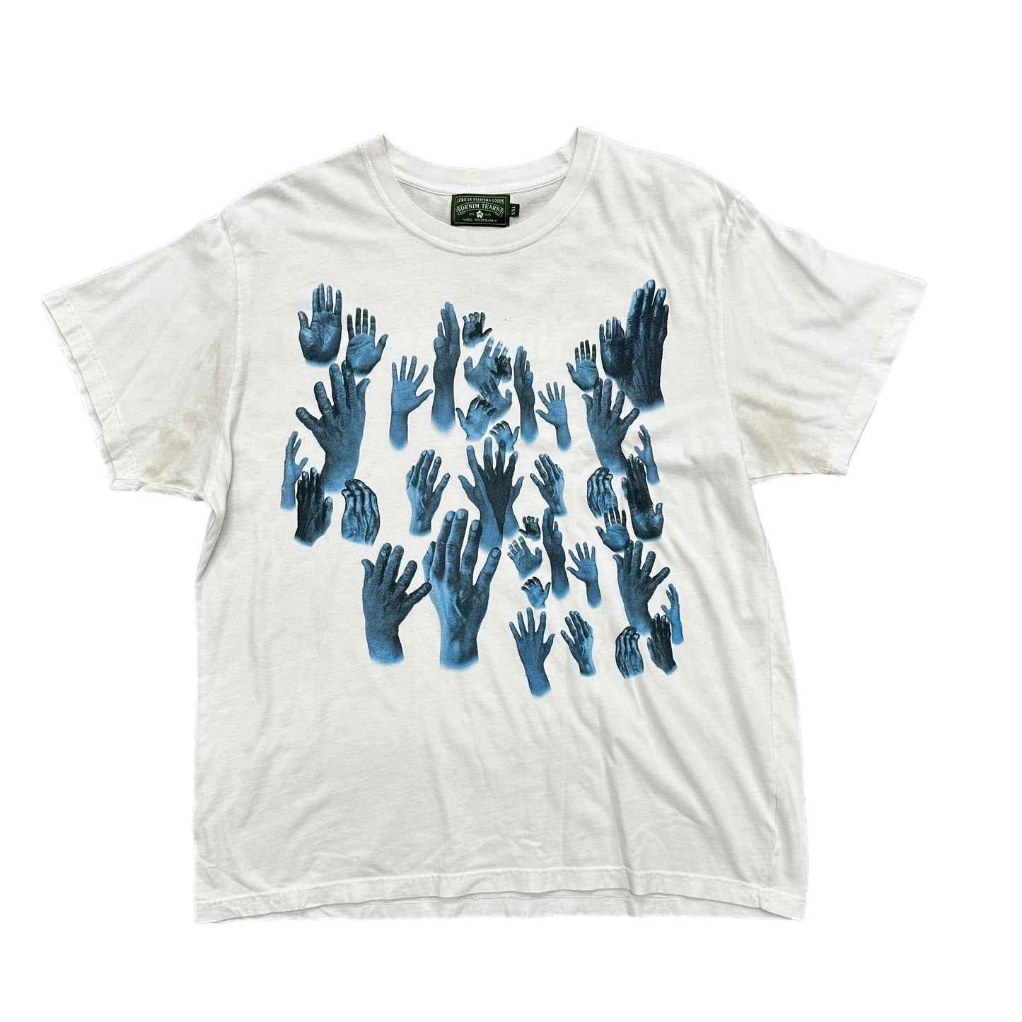 Denim Tears Hands White Tee