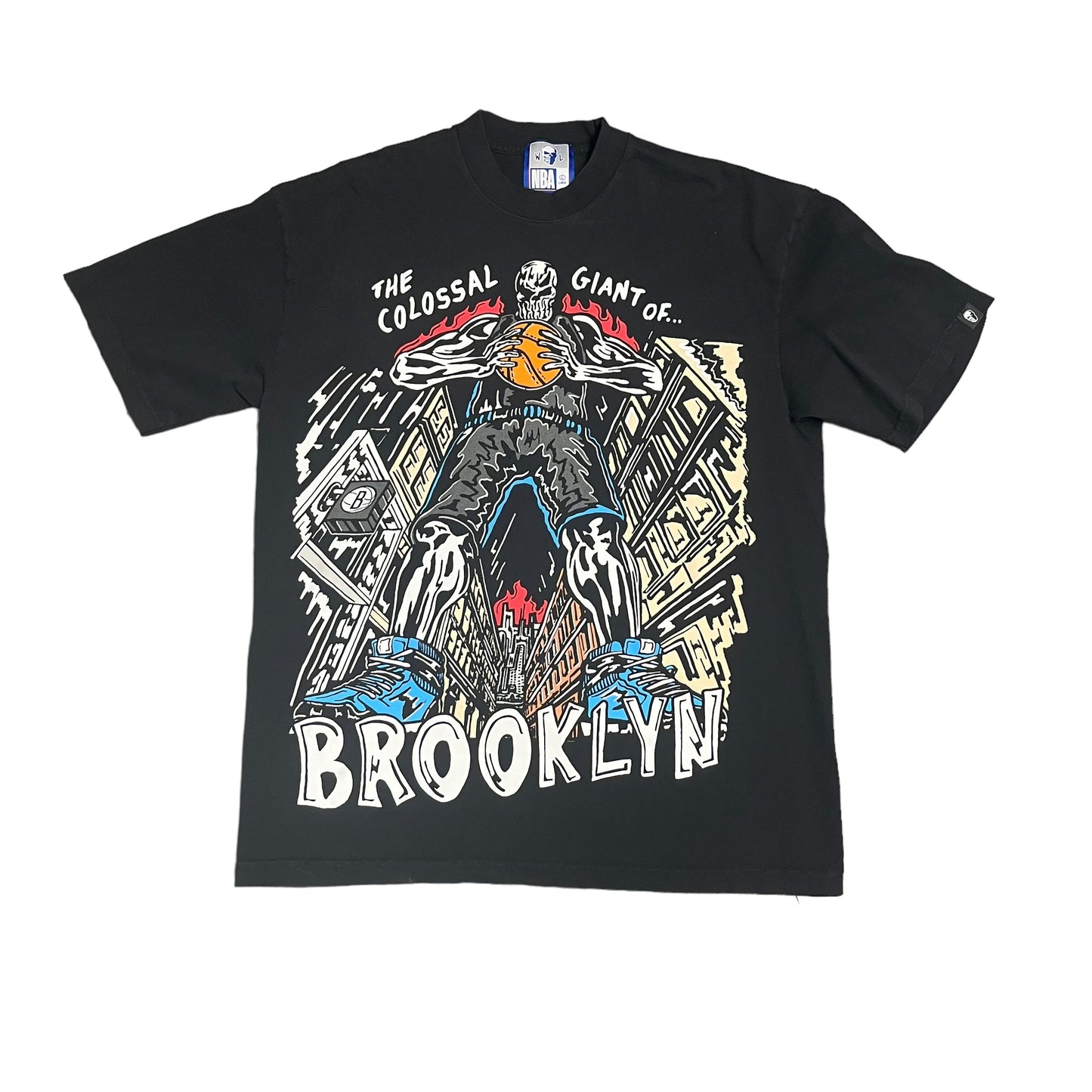 Warren Lotas Brooklyn Nets Black Tee
