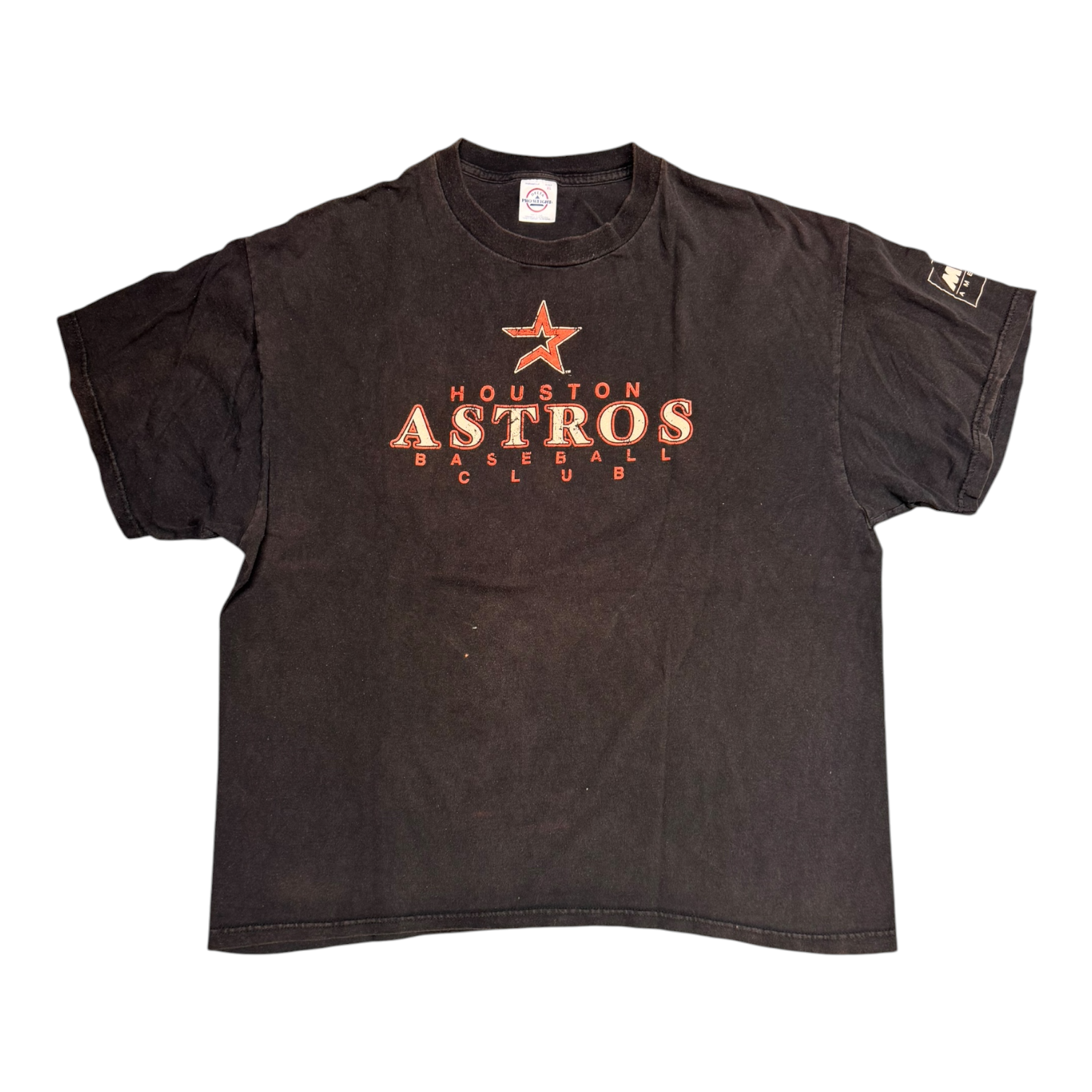 Houston Astros Texas Logo Black Tee