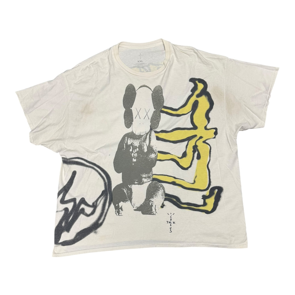 Travis Scott x Kaws x Fragment White Tee