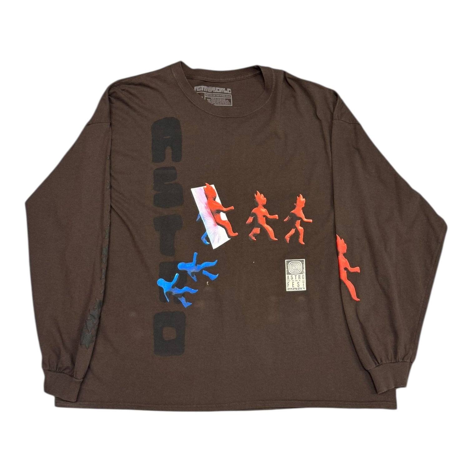 Travis Scott Astroworld Fest '21 Brown L/S Tee
