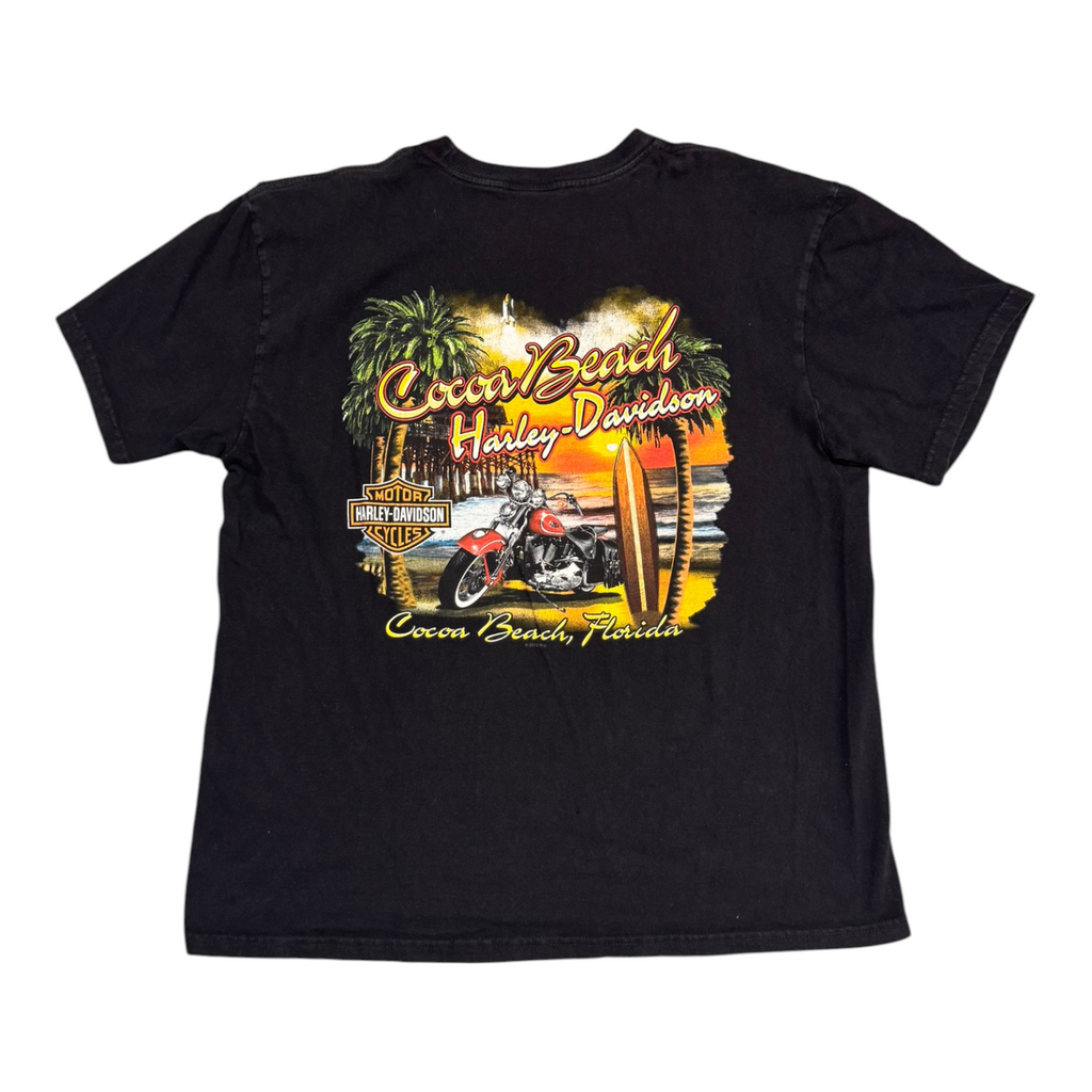 Harley Davidson Fire Logo T-Shirt Cocoa Beach, Florida