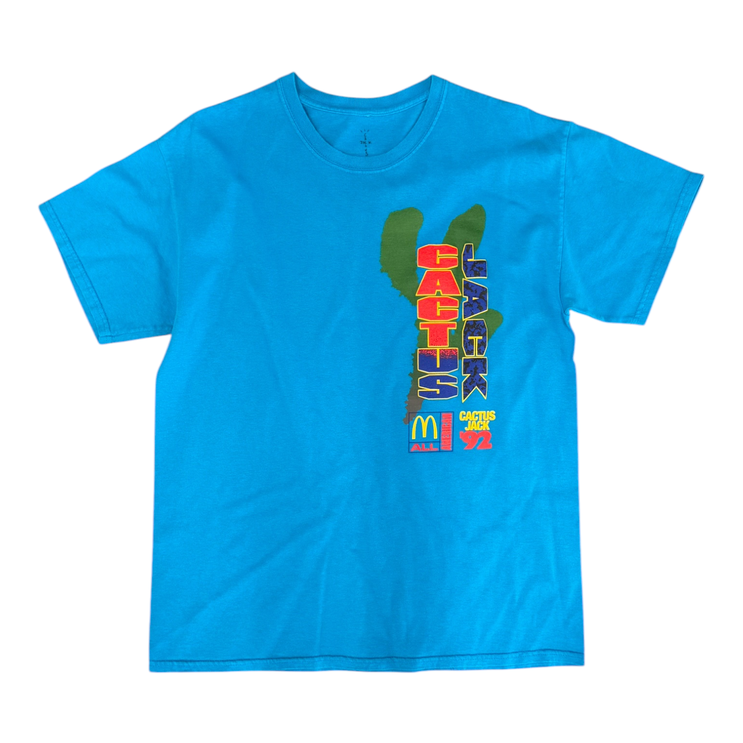 Cactus Jack McDonald’s 92 Blue Tee