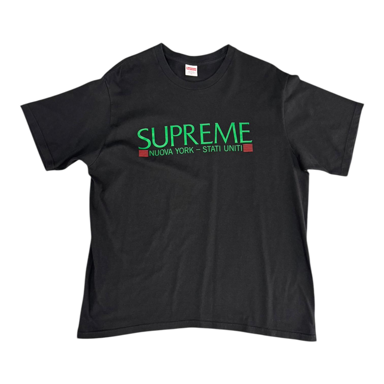 Supreme Nuova York Black Tee
