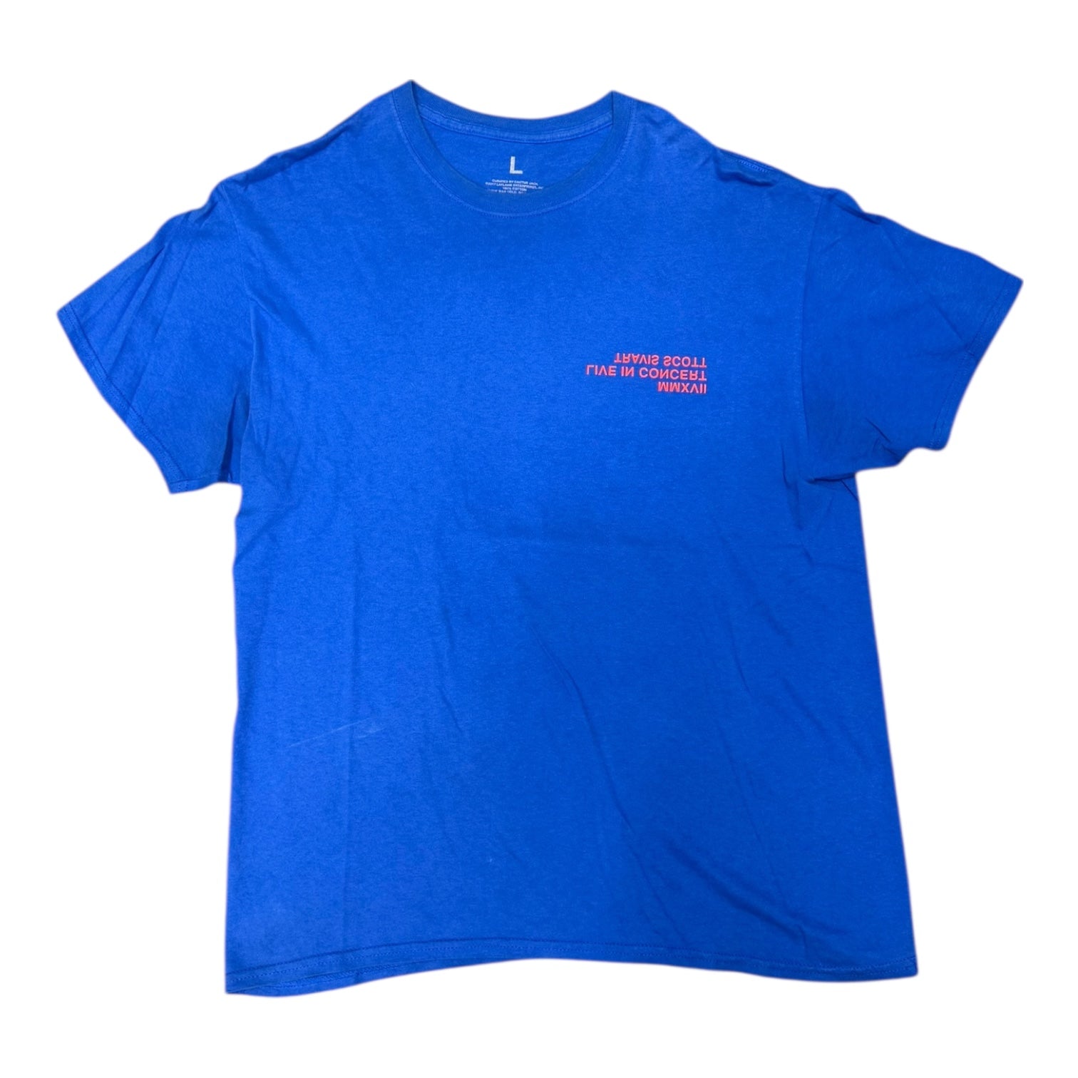 Travis Scott Birds Eye View Blue Tee