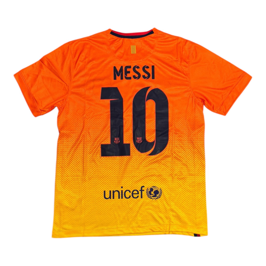 Barcelona 12/13 Away Orange Jersey - MESSI