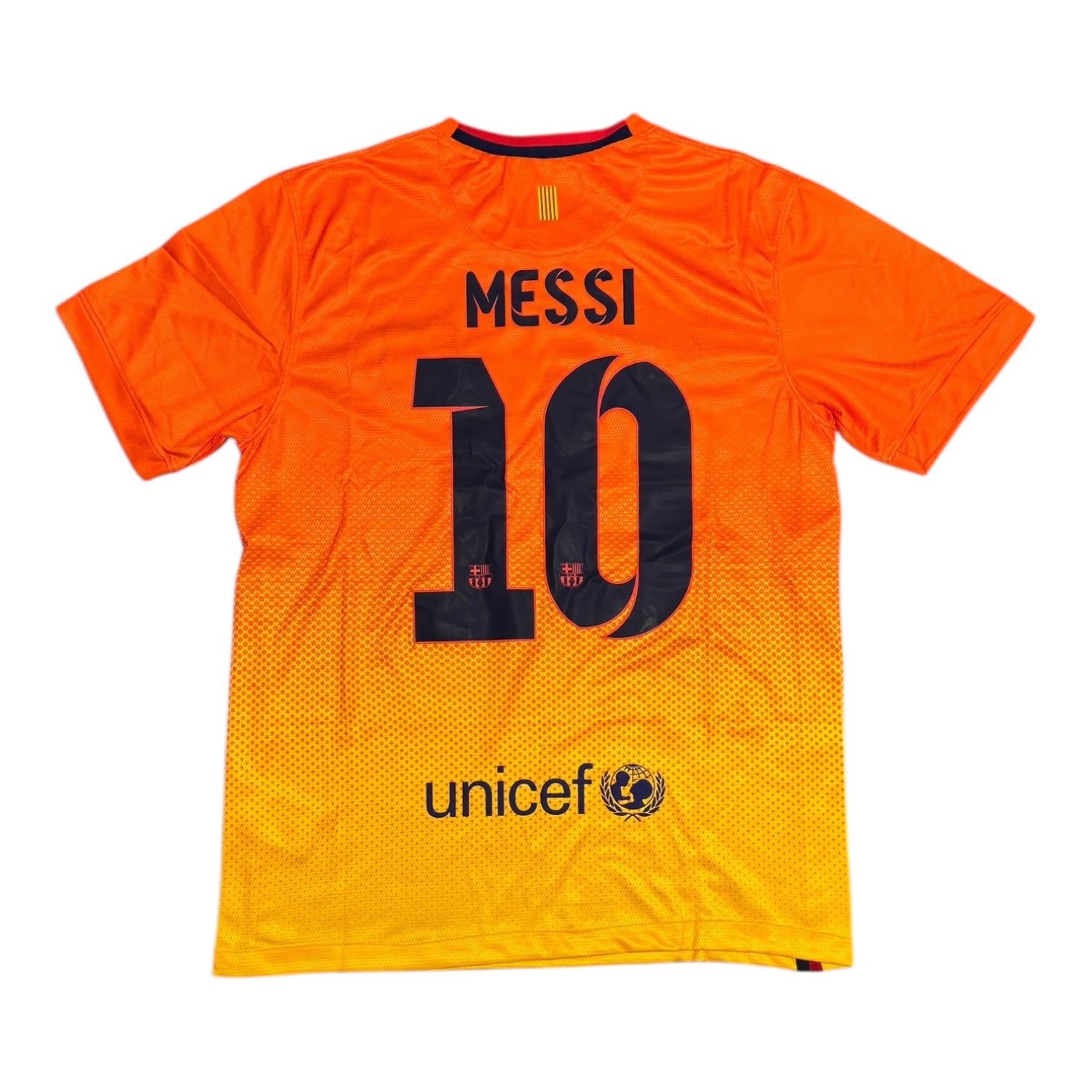 Barcelona 12/13 Away Orange Jersey - MESSI