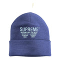 Supreme Nothing But The Best Blue Beanie