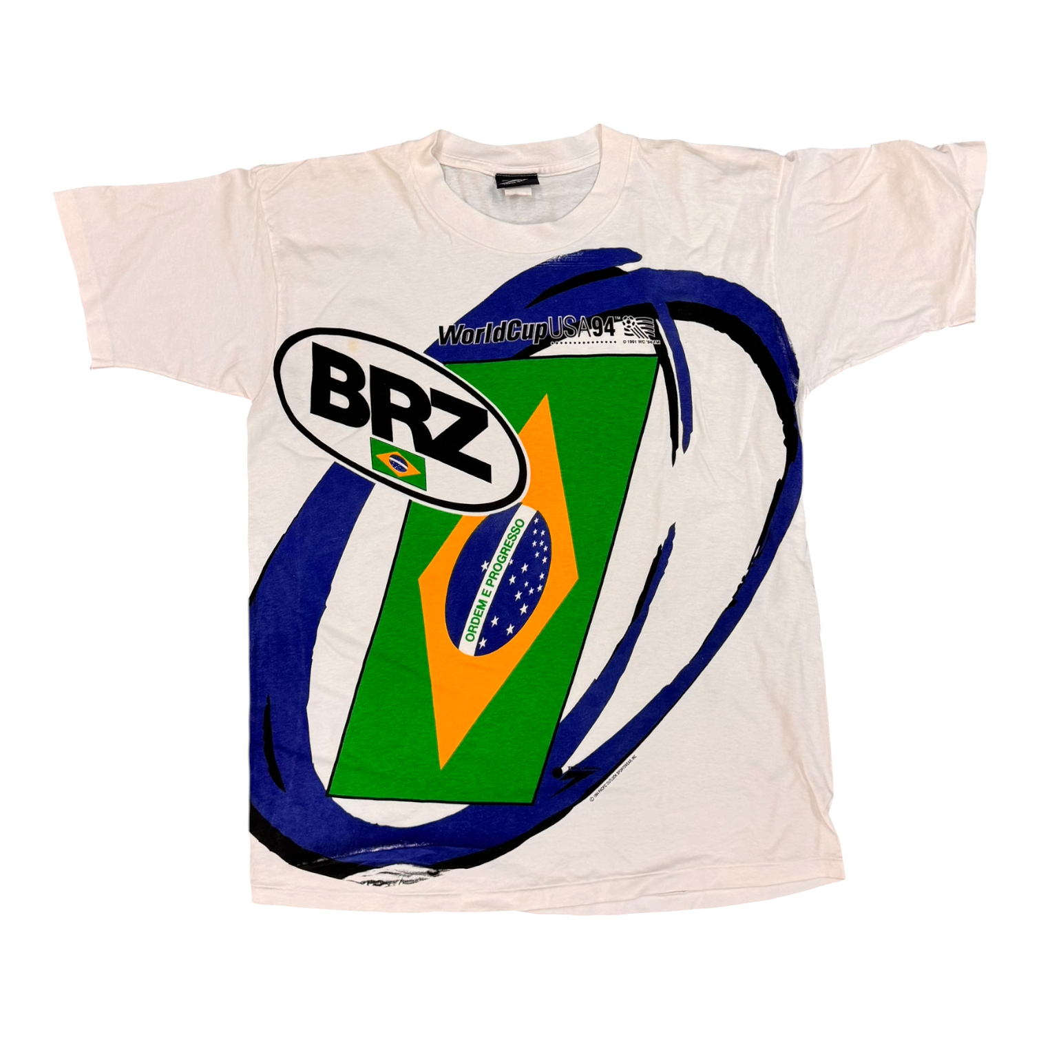 Brazil World Cup 1994 White Tee