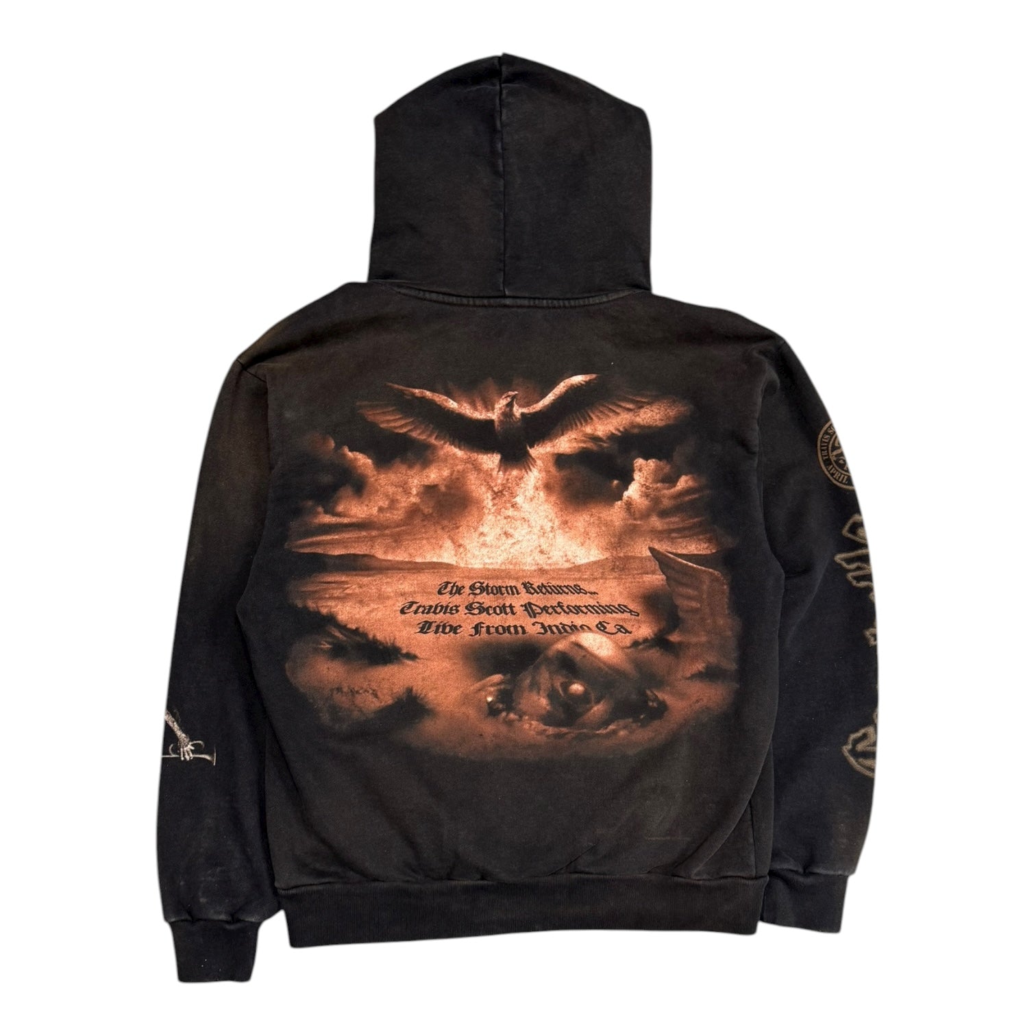 Travis Scott Coachella 2025 Black/Brown Hoodie