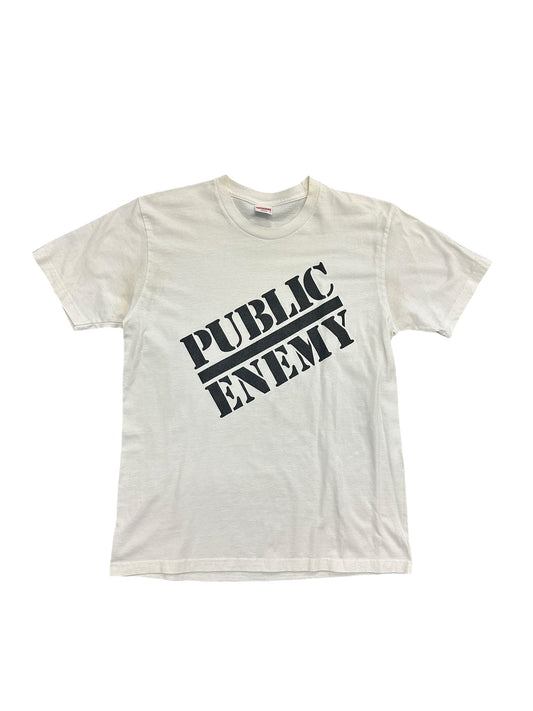 Supreme Public Enemy White Tee