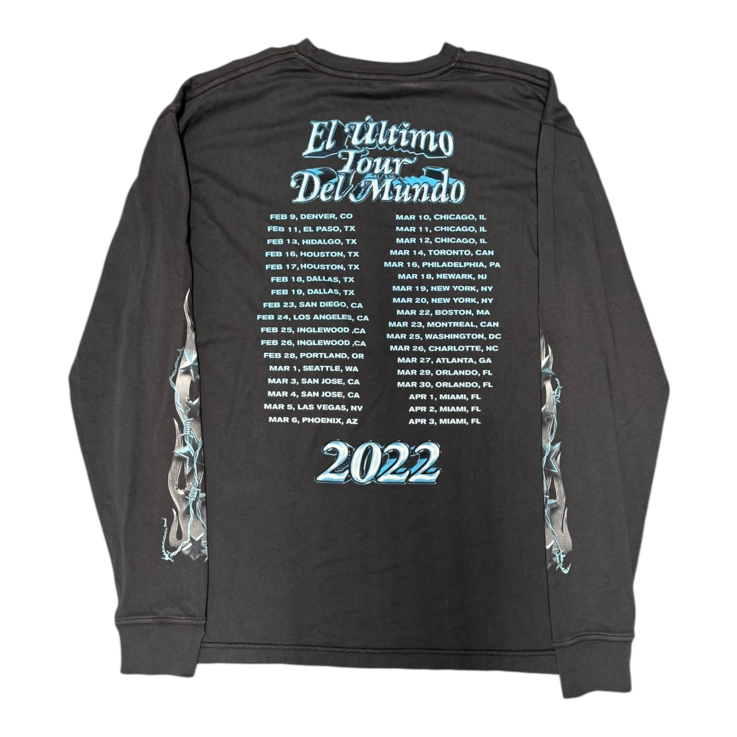 Bad Bunny Ultimo Tour 2022 L/S Tee