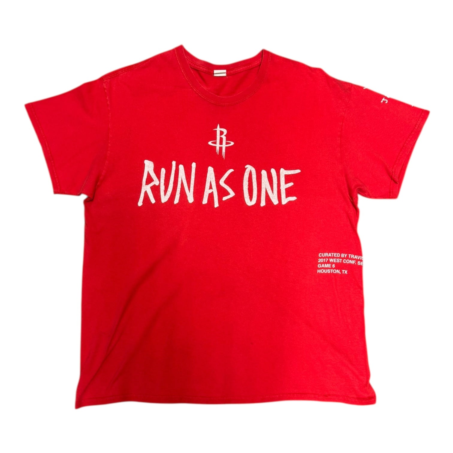 Travis Scott x Rockets Game 6 Red Tee