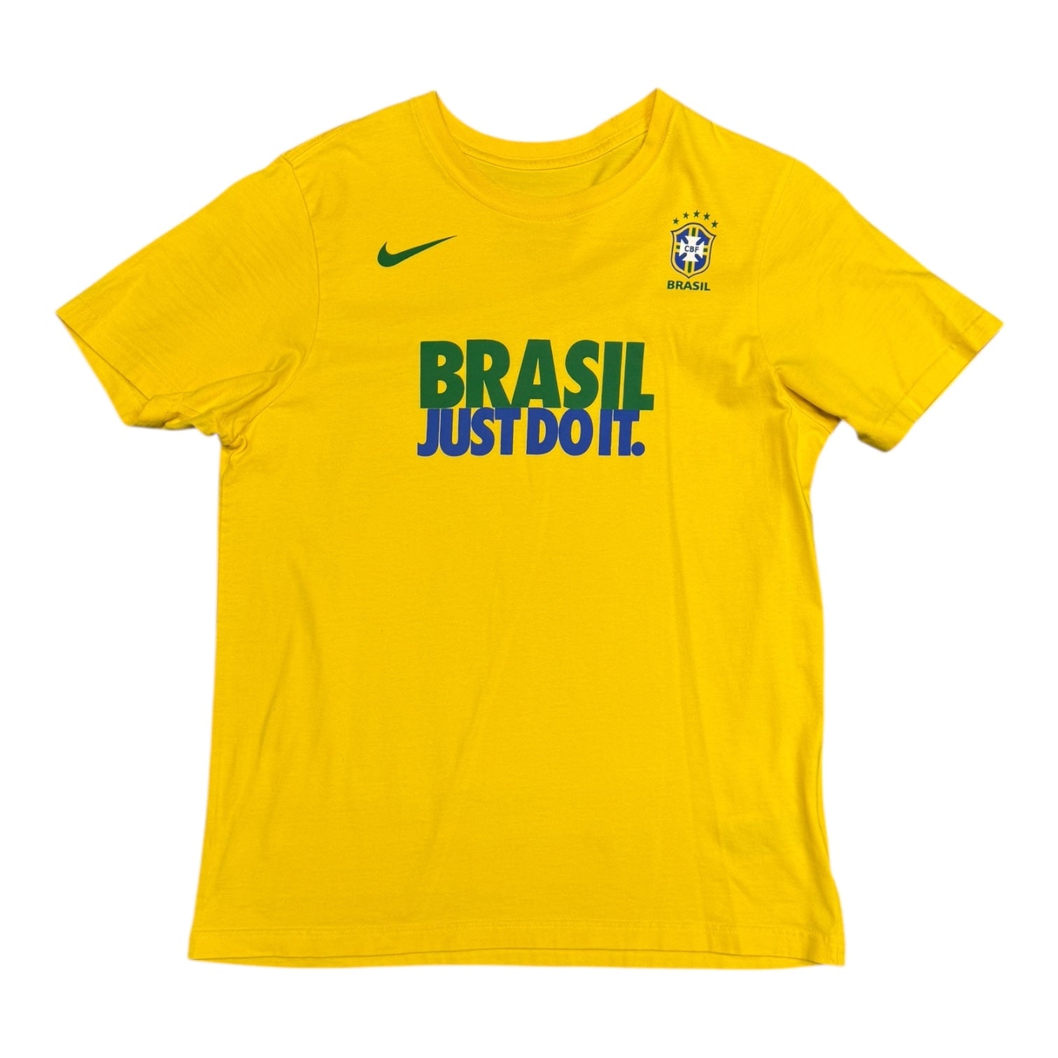 Brasil Soccer Nike JDI Yellow Tee