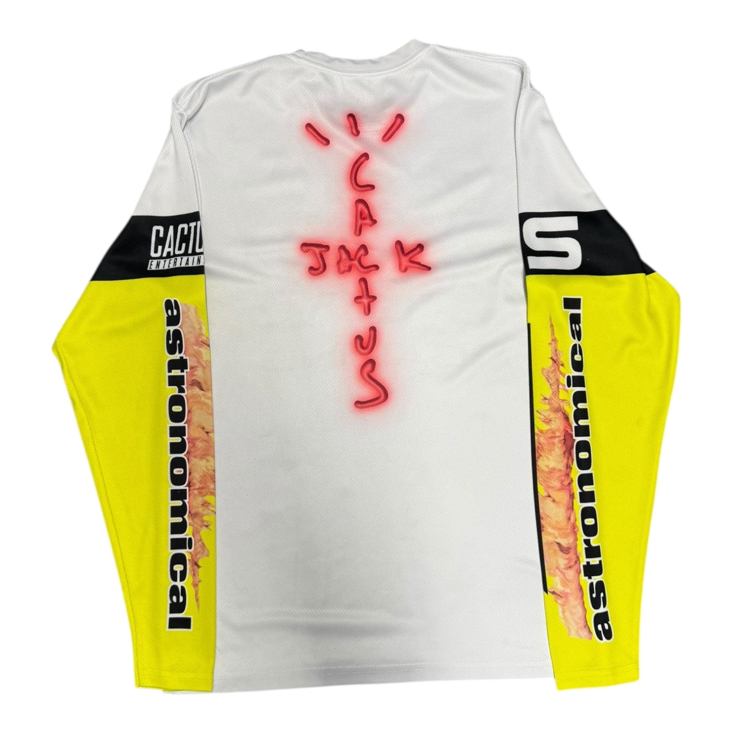 Travis Scott Cactus Jack Gaming Yellow Jersey