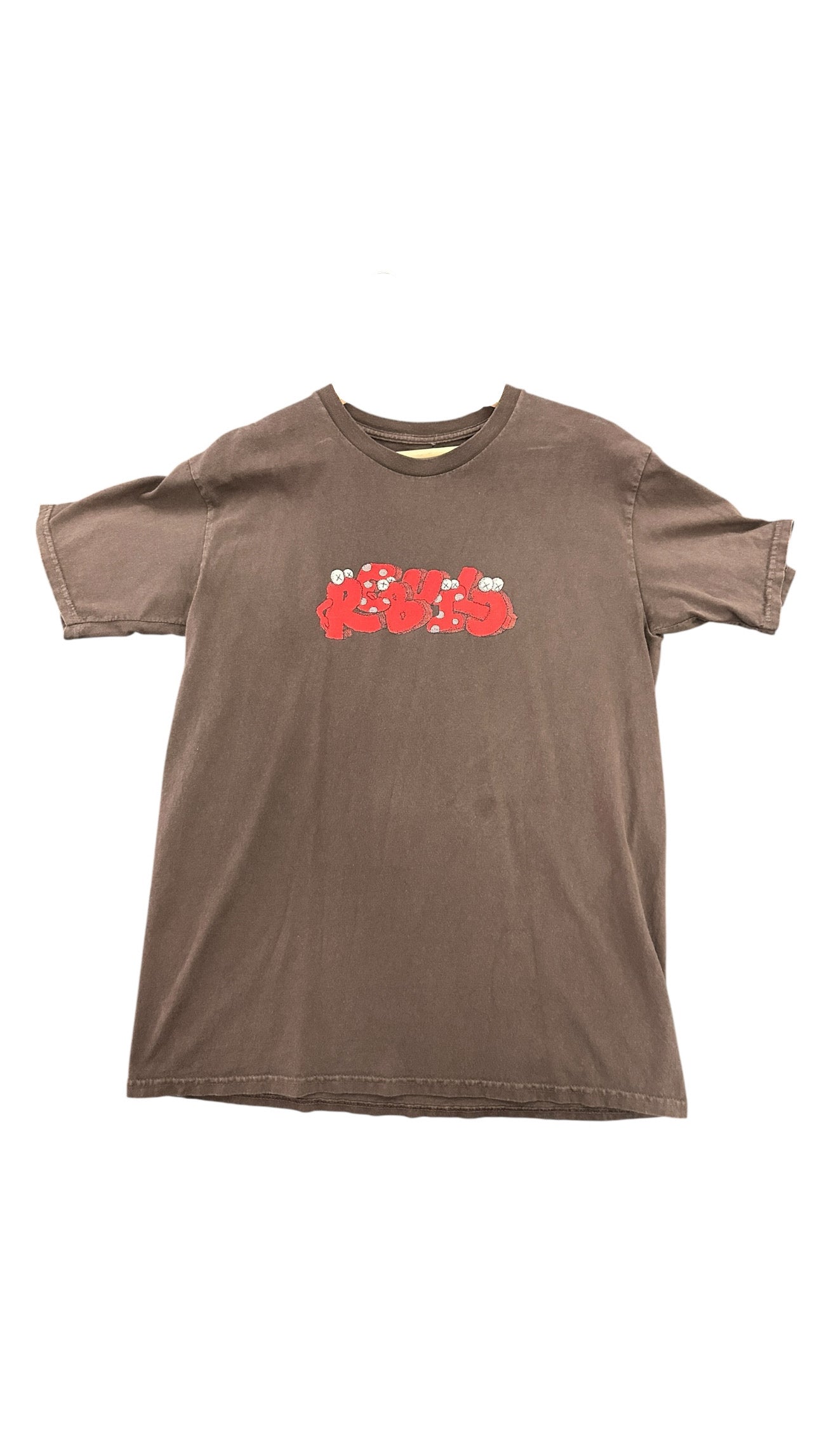Kaws x Infinite Archives x Rebuild Foundation Brown Tee