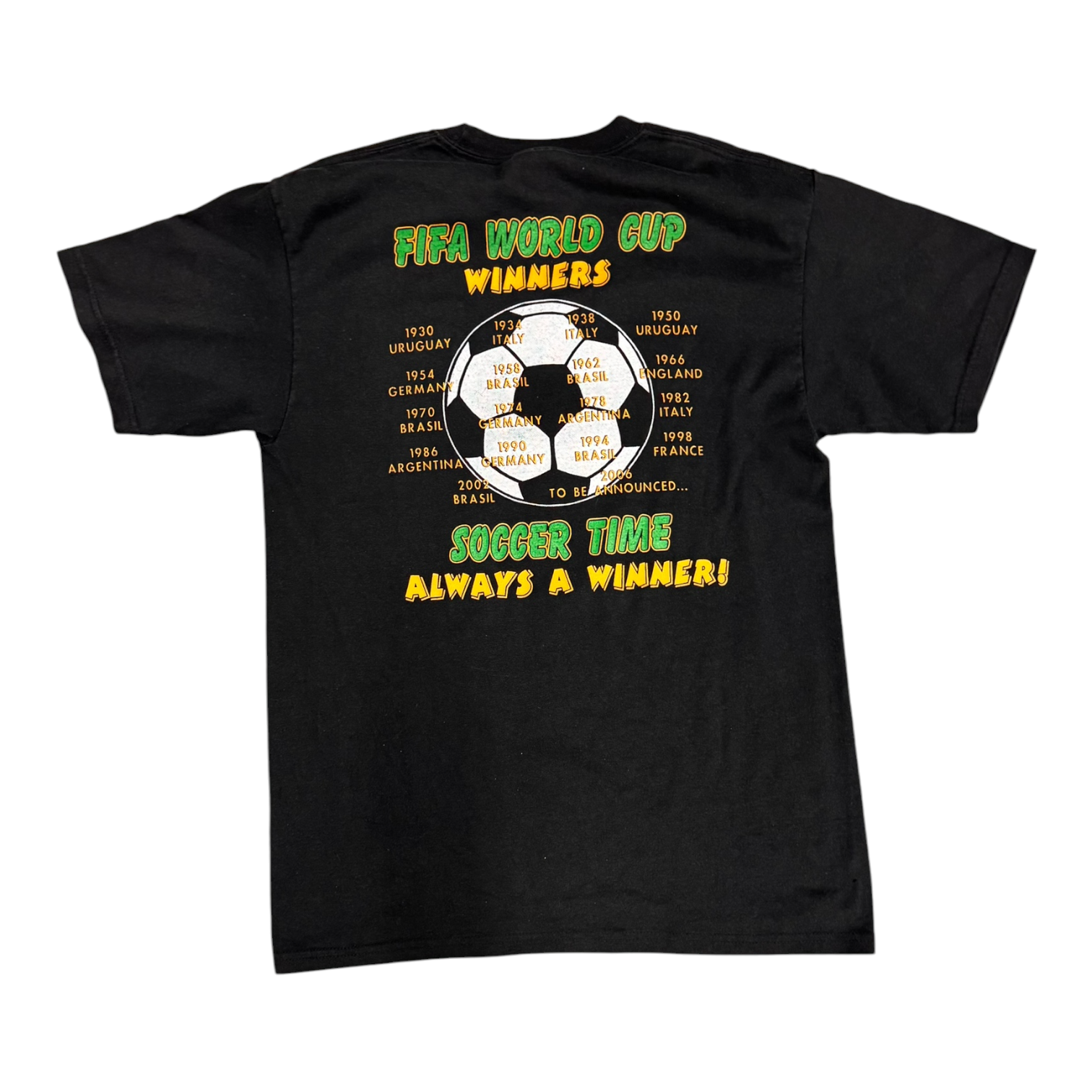 World Cup Soccer 20th anniversary Black Tee