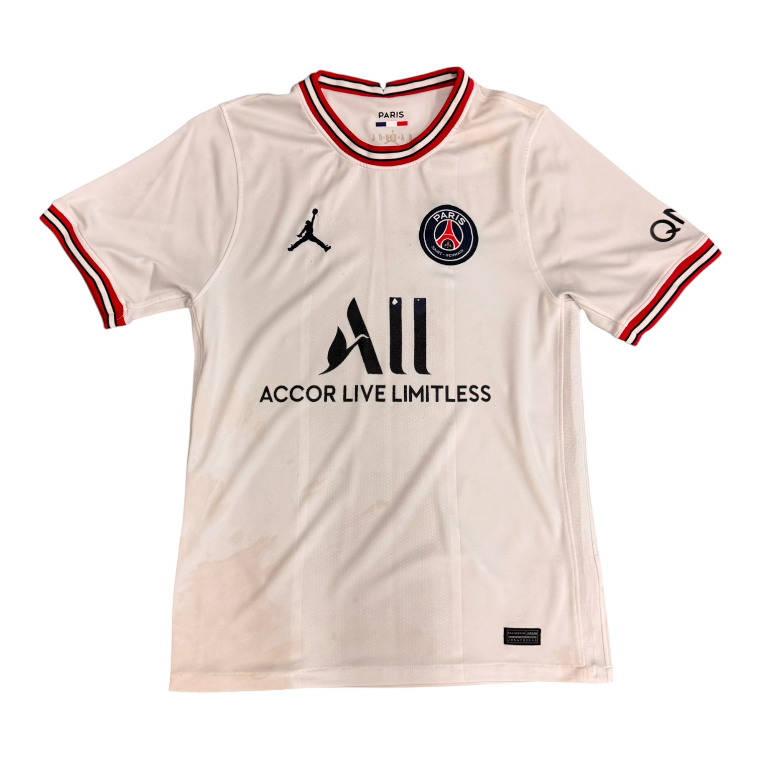PSG 21/22 White Fourth Jersey