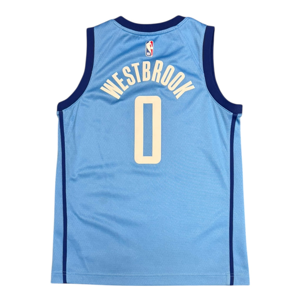Houston Rockets Westbrook Sky Blue Jersey (Youth)