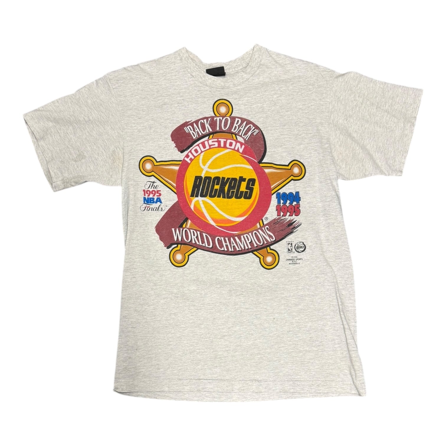 Rockets Vintage White Tee