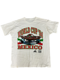 Vintage Mexico Sombrero Soccer Ball World Cup Tee 1994 White Tee