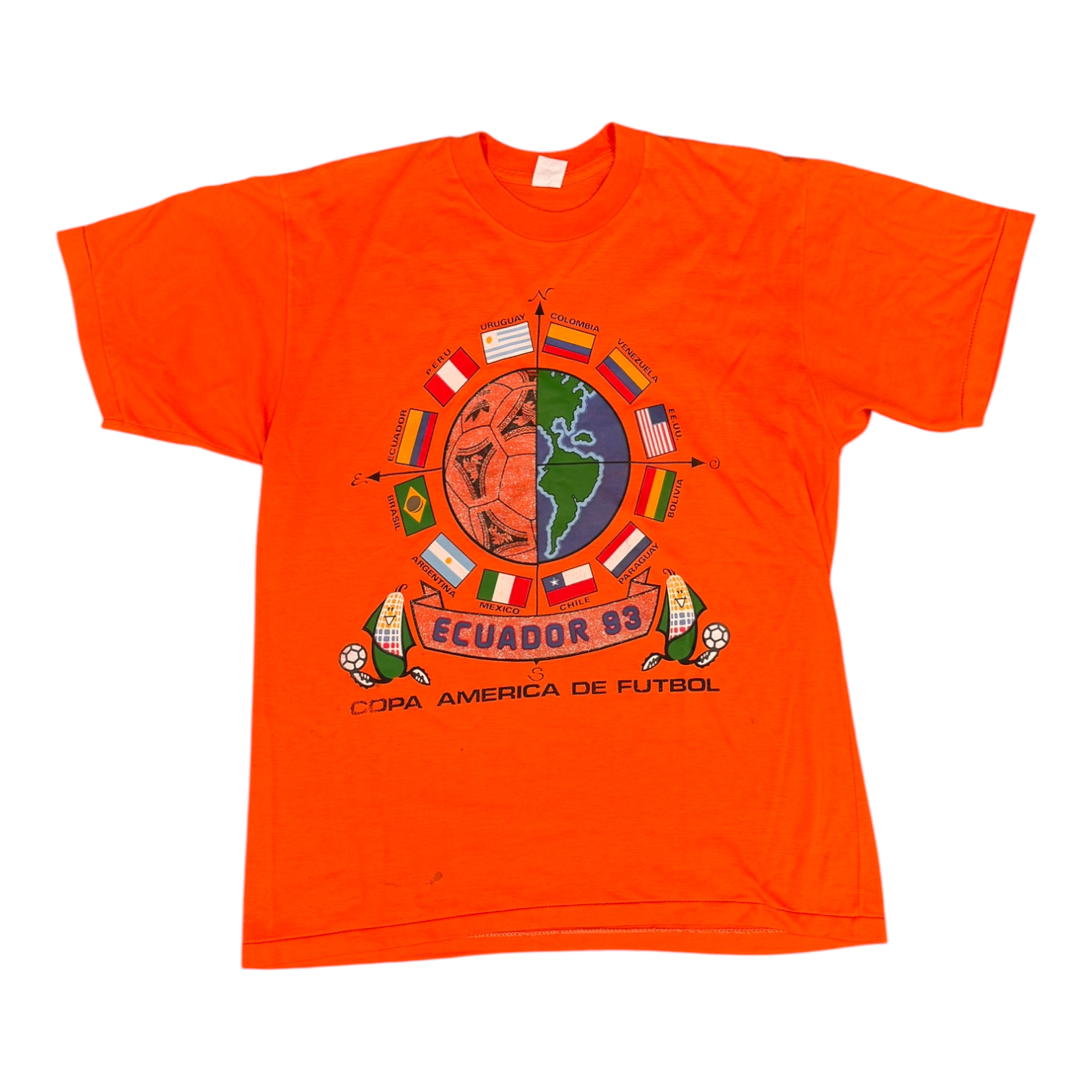 Copa America Ecuador 93 Orange Tee
