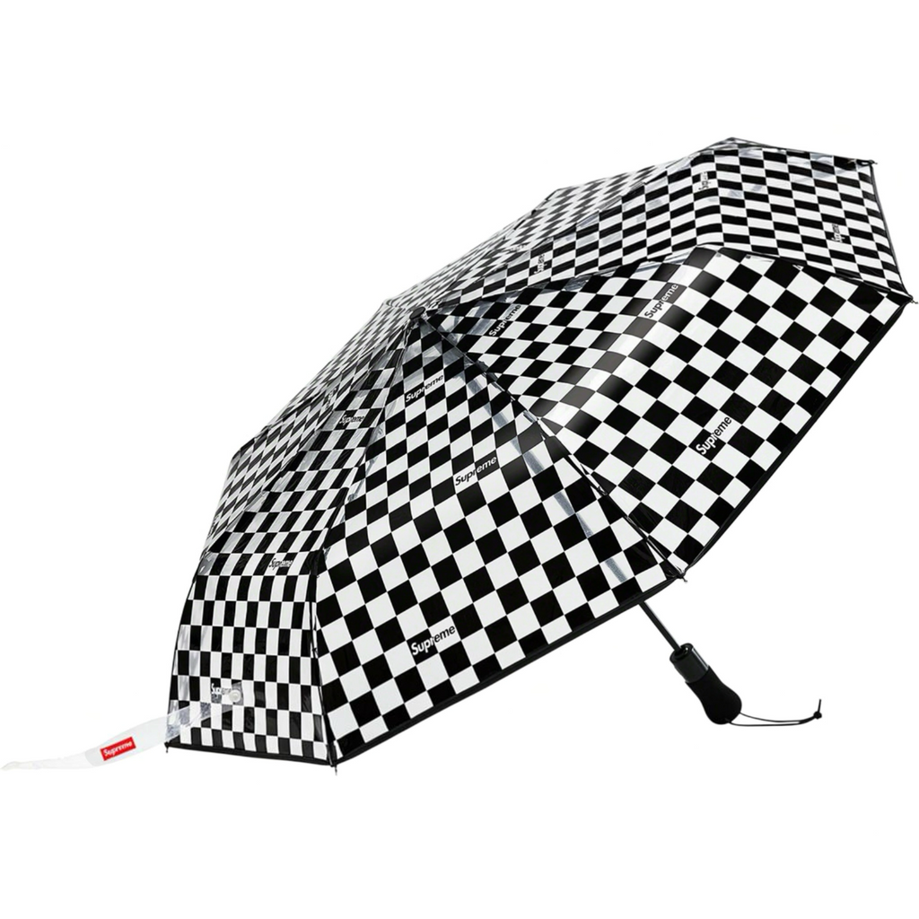 Supreme x ShedRain Transparent Checkerboard Umbrella