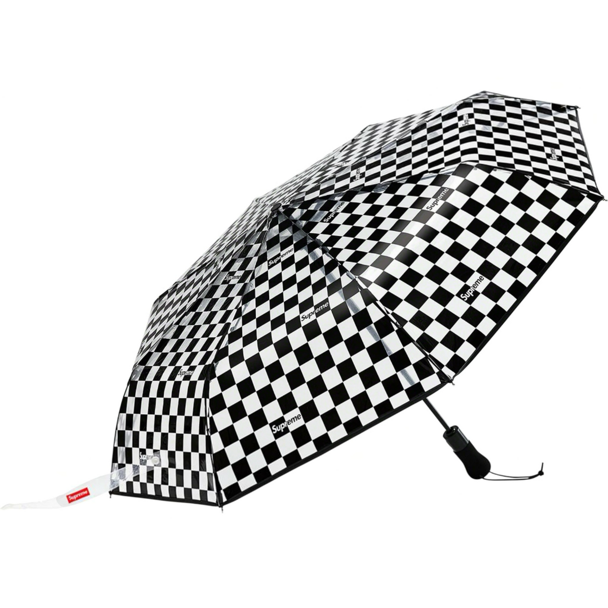 Supreme x ShedRain Transparent Checkerboard Umbrella