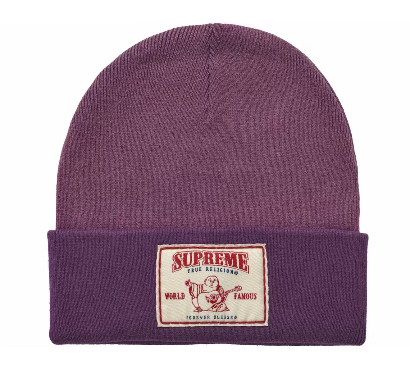 Supreme x True Religion Purple Beanie