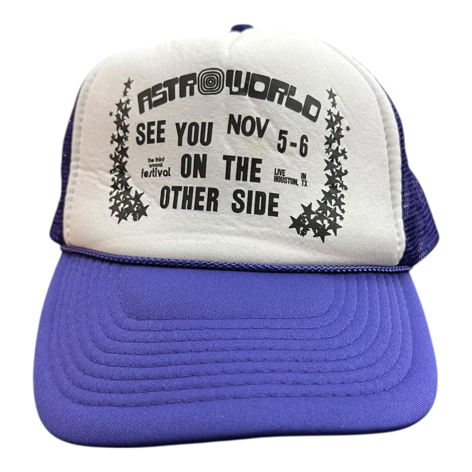 Astroworld Purple Mesh Hat