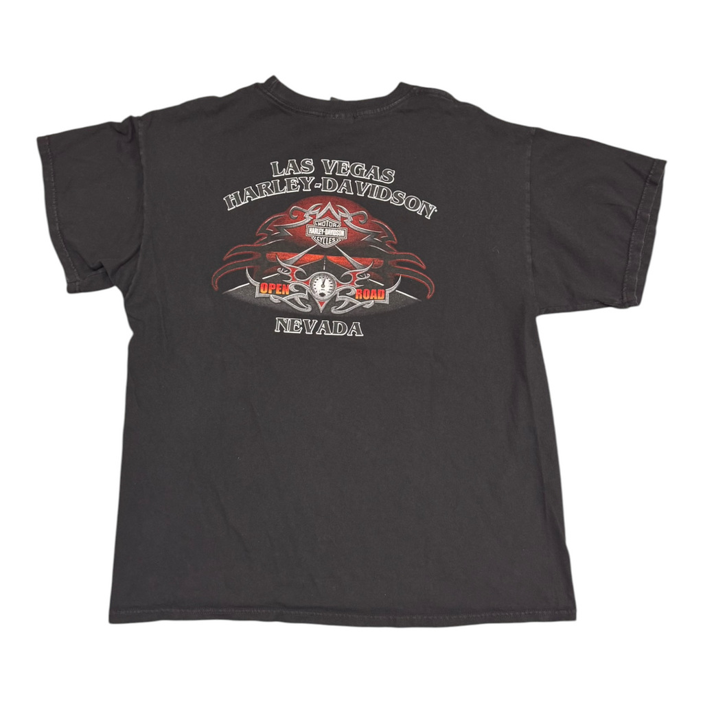 Harley Davidson Fire Skull Shirt Las Vegas, Nevada