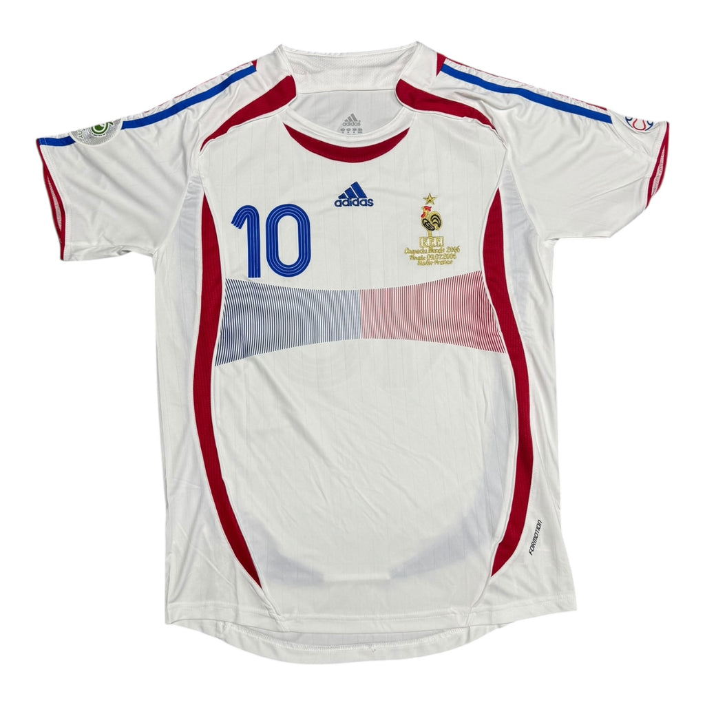 France 2006 Away White Jersey - ZIDANE