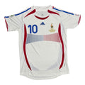 France 2006 Away White Jersey - ZIDANE