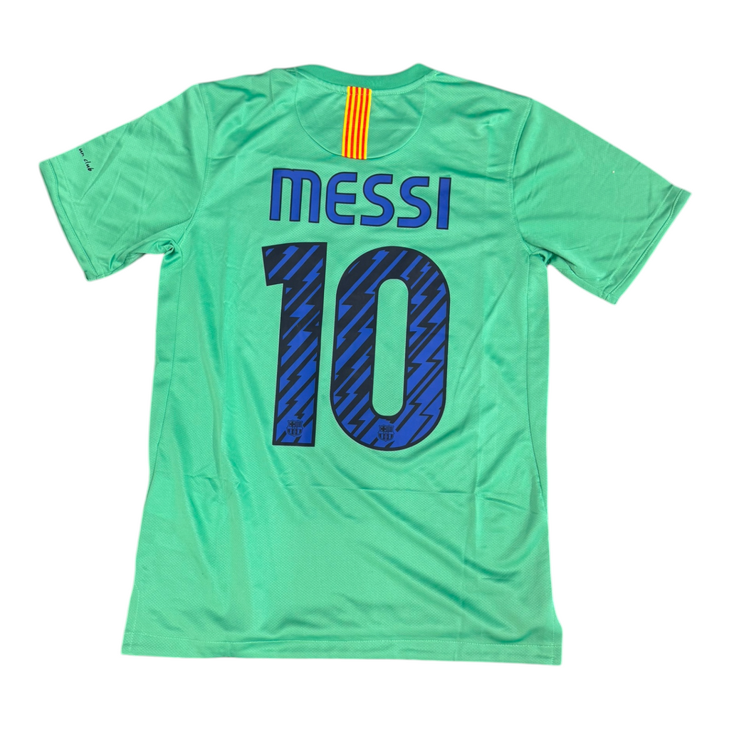 Barcelona 10/11 Away Teal Jersey - MESSI