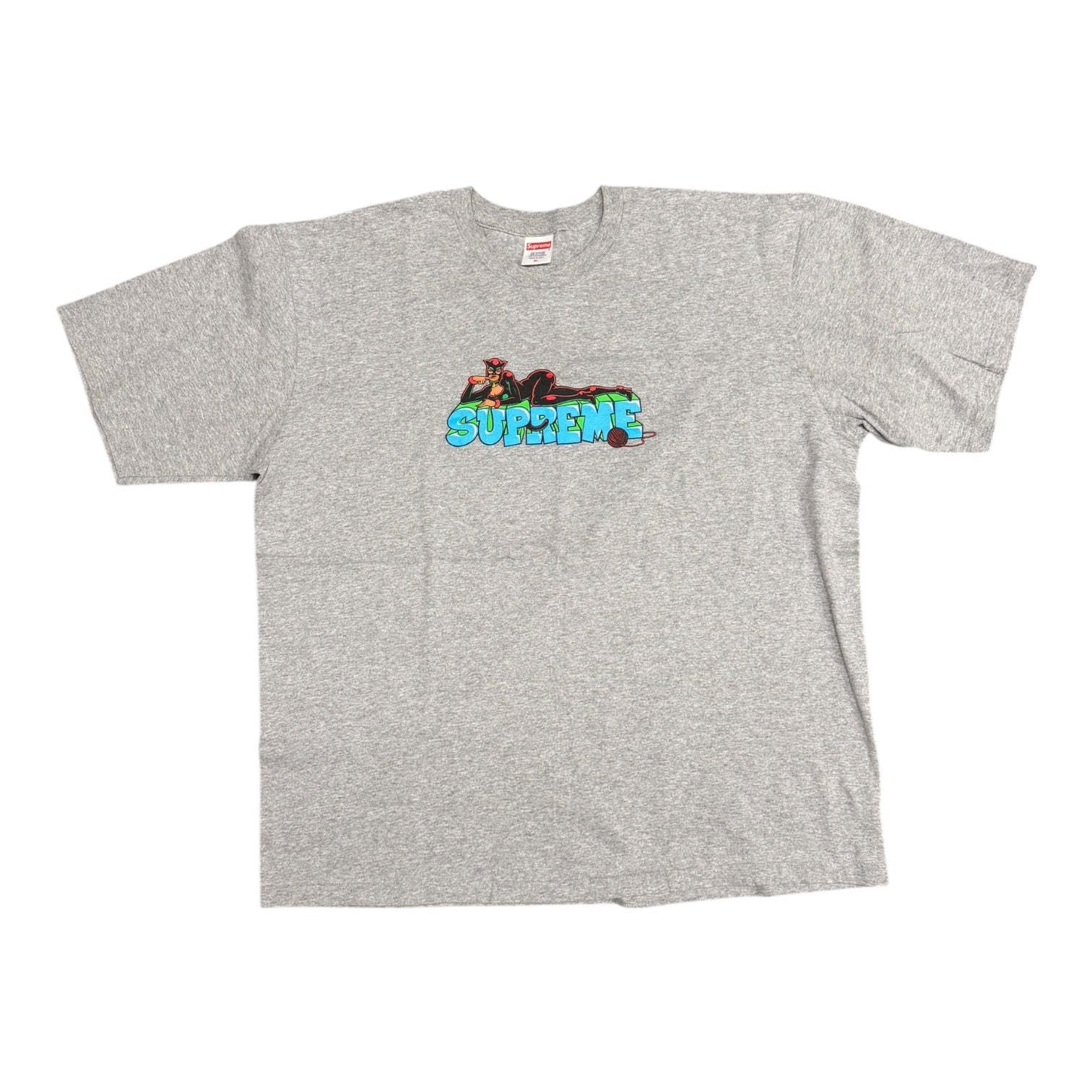 Supreme Catwoman Grey Tee