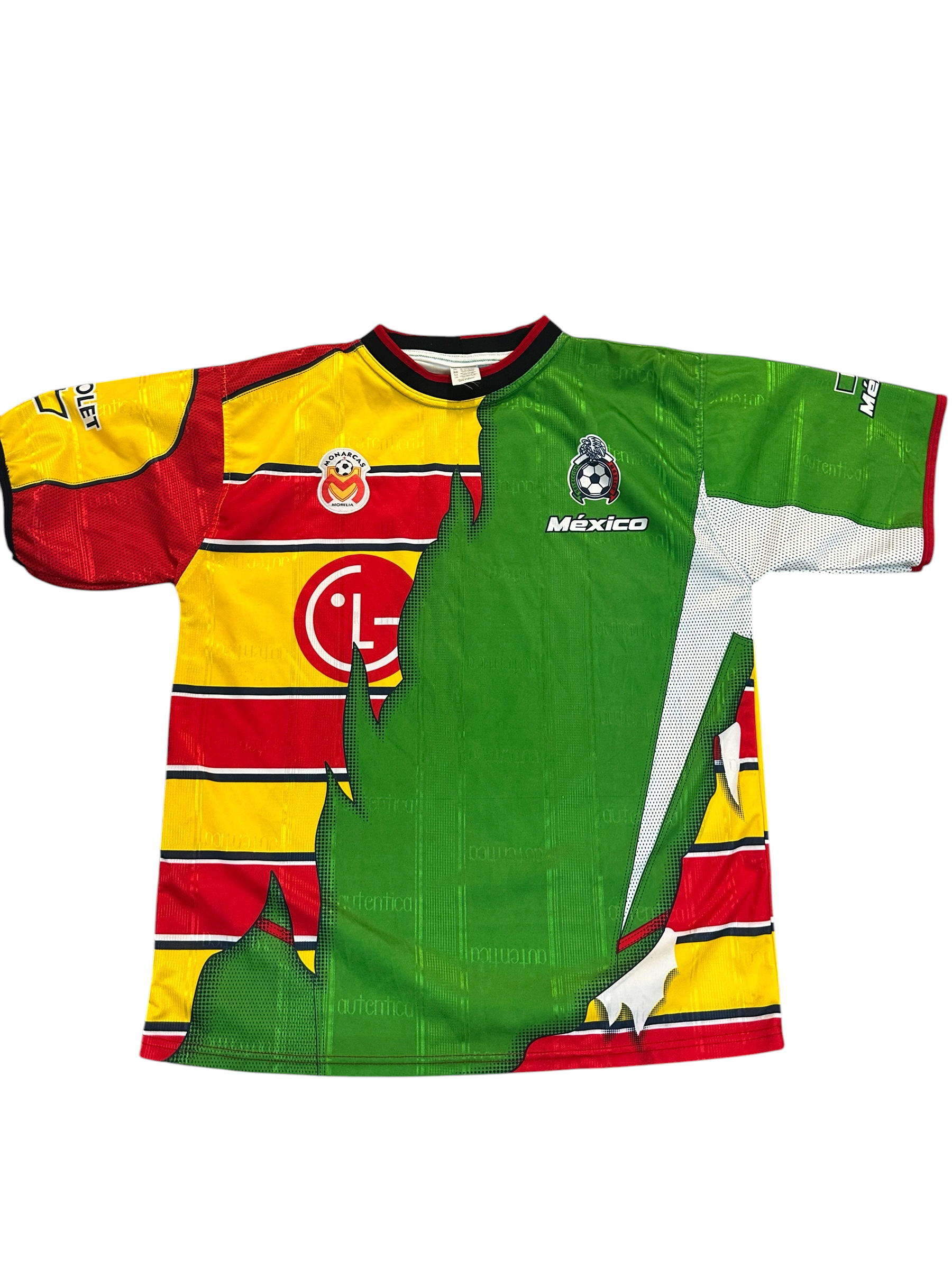 2000s Monarcas X Mexico Split Jersey