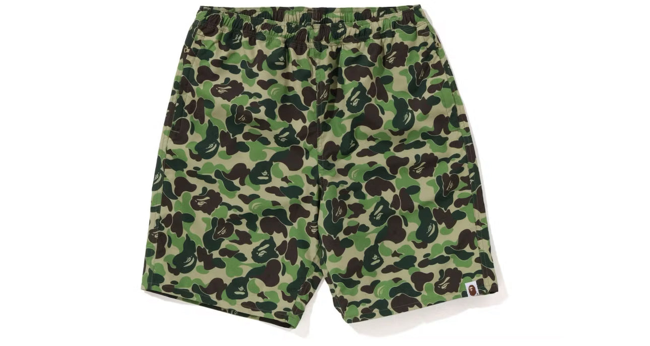 BAPE ABC Green Camo Shorts