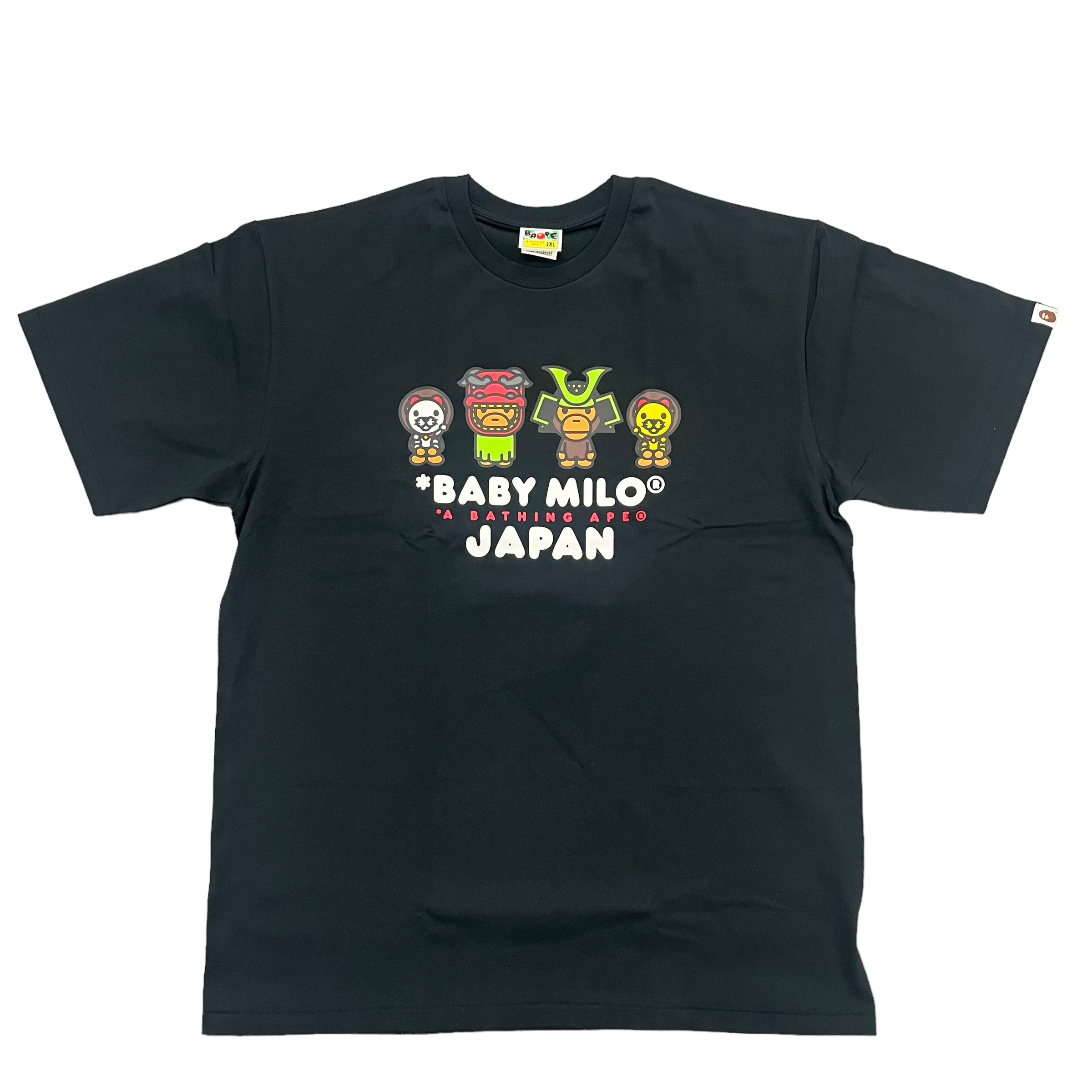 Bape Baby Milo Japan Black Tee