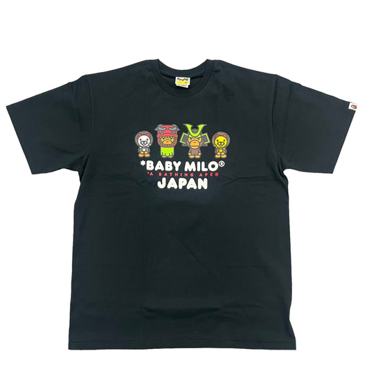 Bape Baby Milo Japan Black Tee