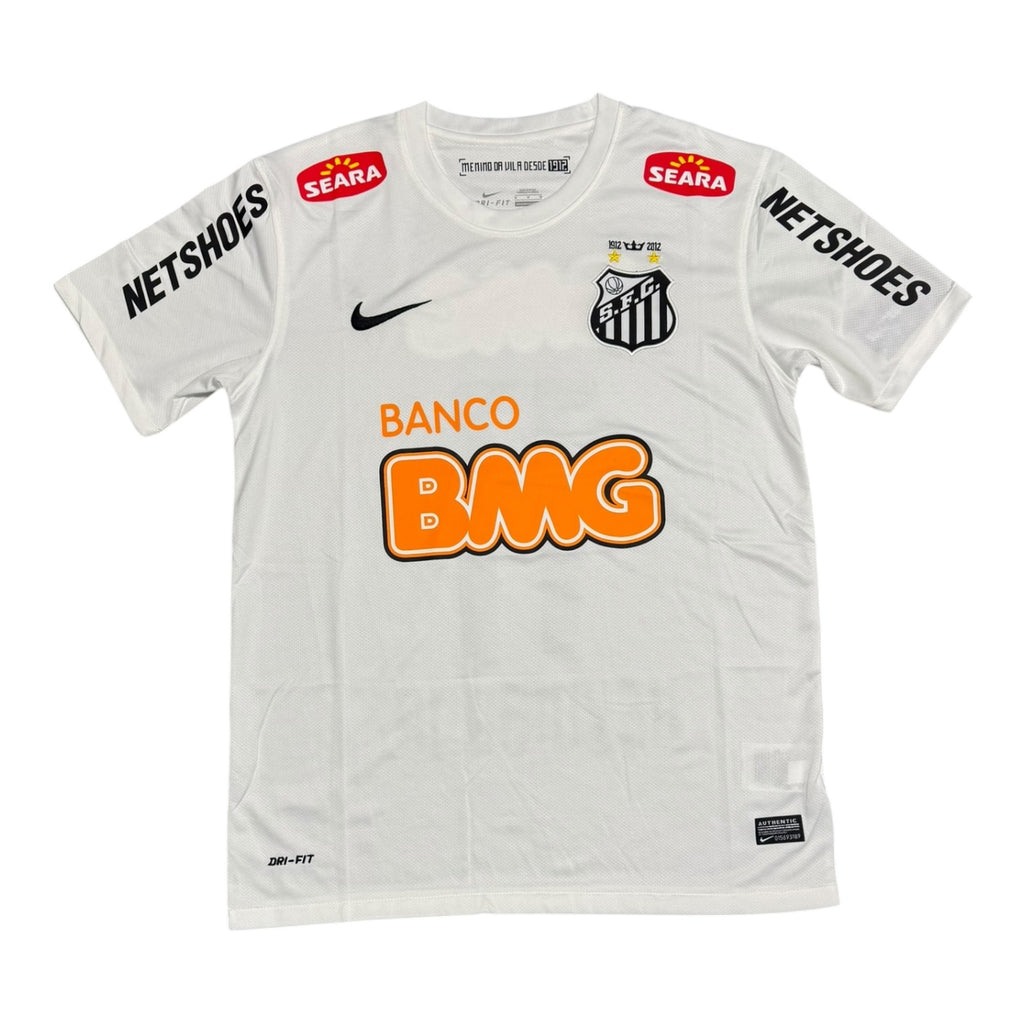 Santos 12/13 Away White Jersey - NEYMAR JR