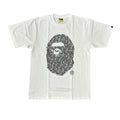 BAPE JAPAN CITIES APE HEAD WHITE TEE