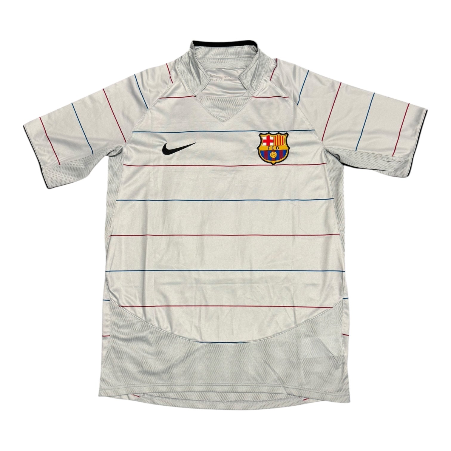 Barcelona 03/04 Away Grey Jersey - RONALDINHO