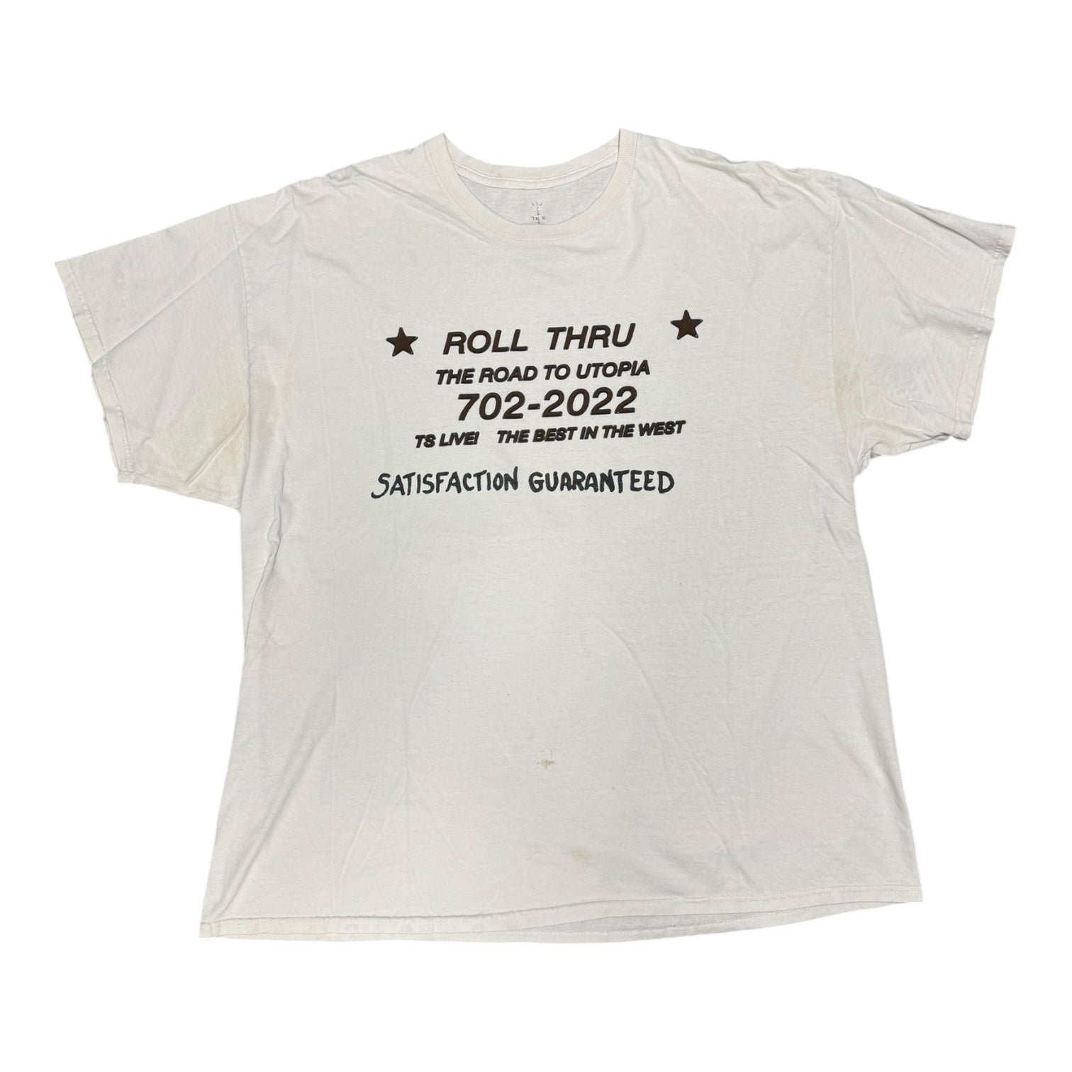 Travis Scott Las Vegas Dice White Tee